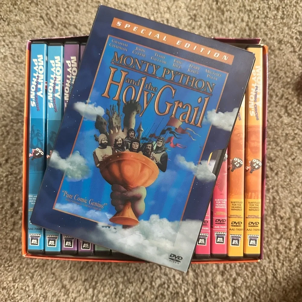 Monty Python’s Flying Circus Complete DVD Box Set + Holy Grail